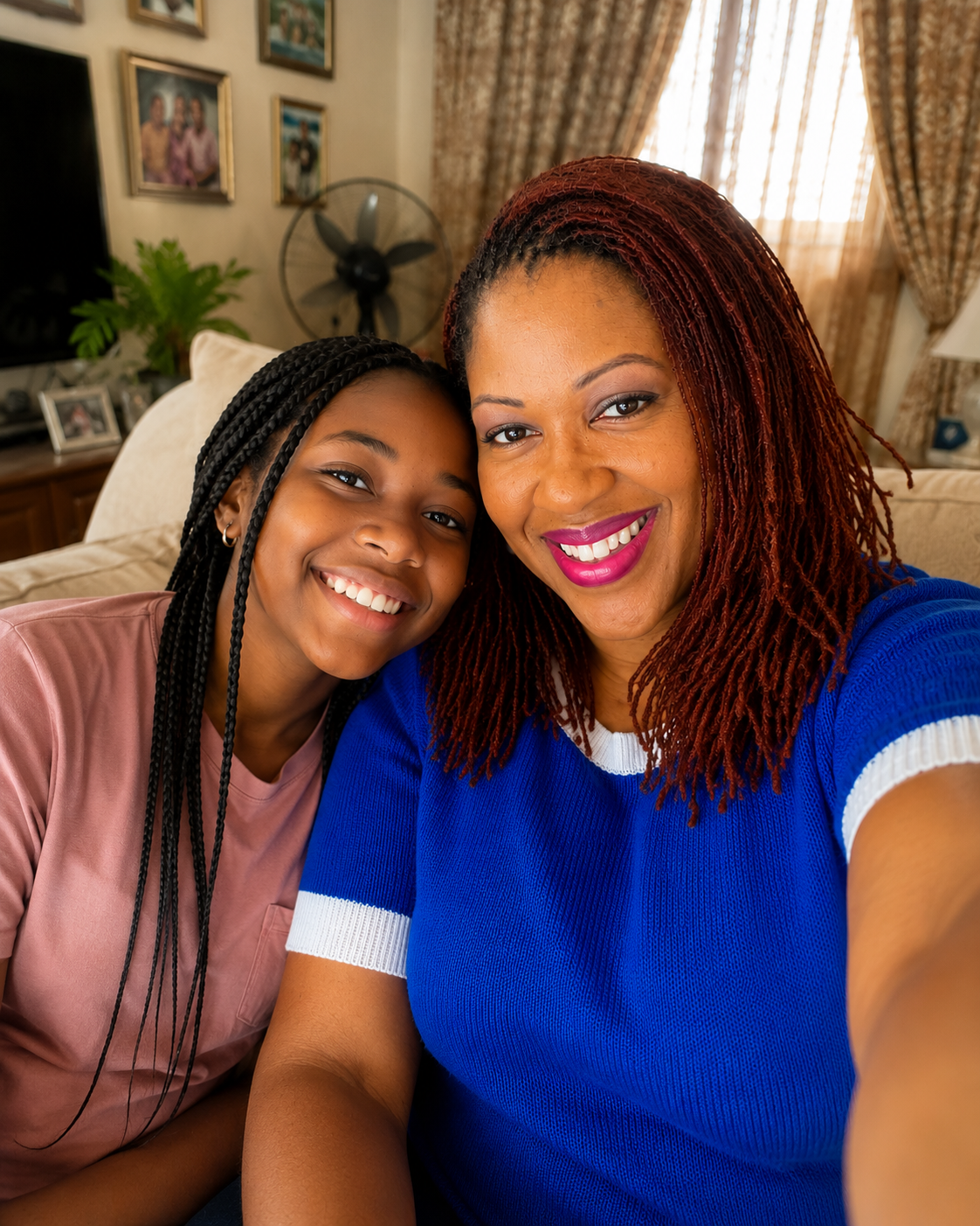 Mother and daughter — Her First Cycle