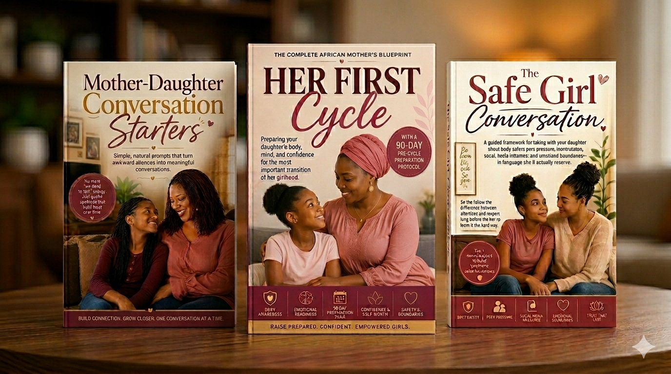 Her First Cycle — complete package: main book and two bonus guides